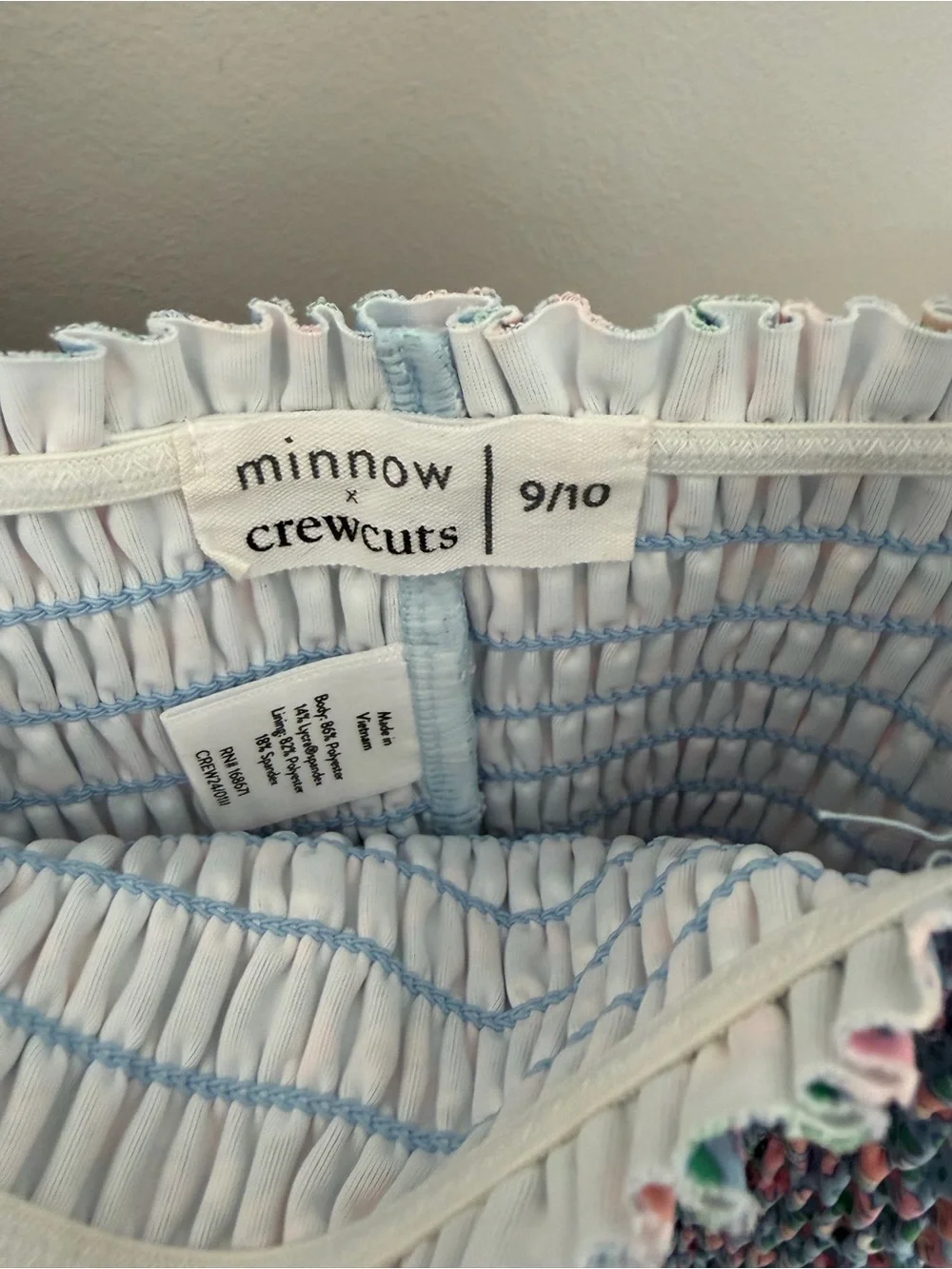 Crewcuts smocked bodice